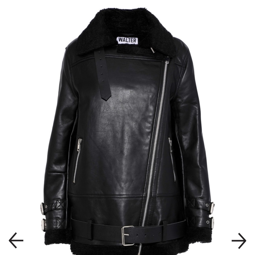 Walter Baker Adele Leather Jacket XS